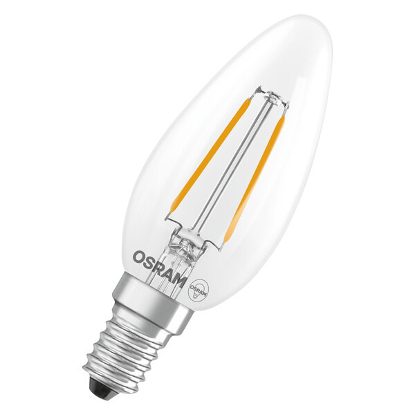 OSRAM LED kerte filament 250lm 1,8W/827 (25W) E14
