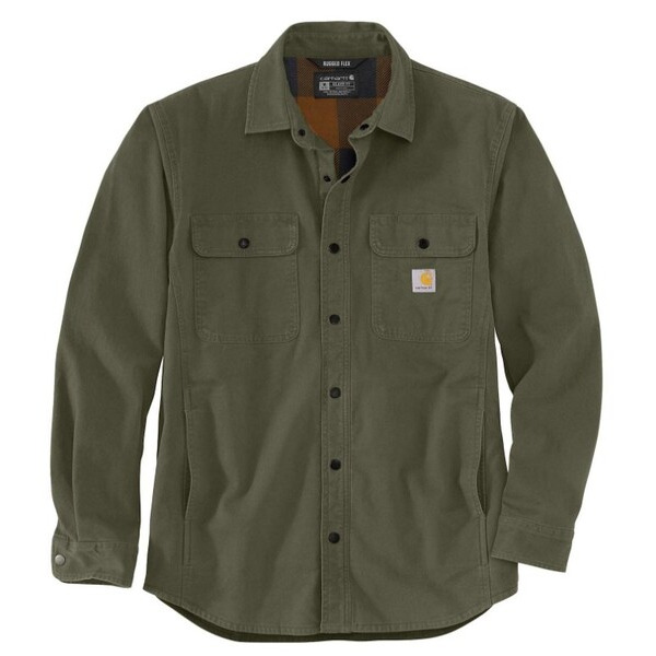 Carhartt Skjortejakke Canvas Fleece-lined