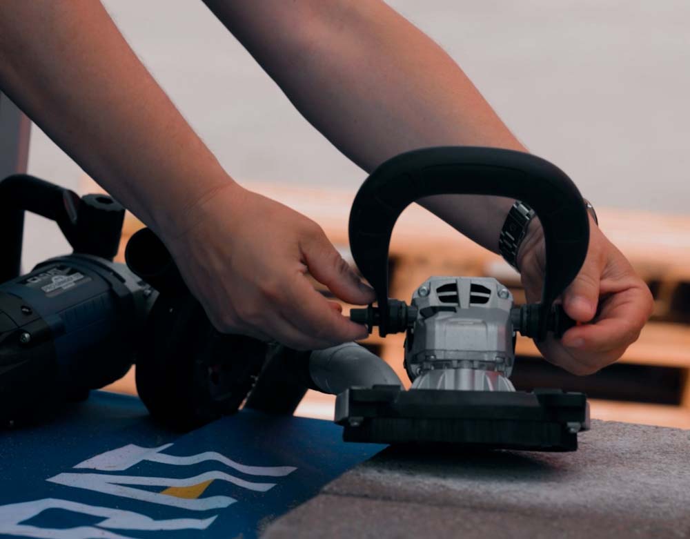 Indstilling af betonsliber