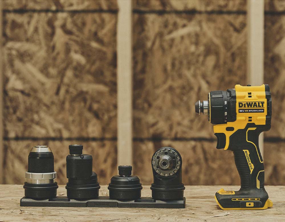 4 hoveder til DEWALT multi boremaskine