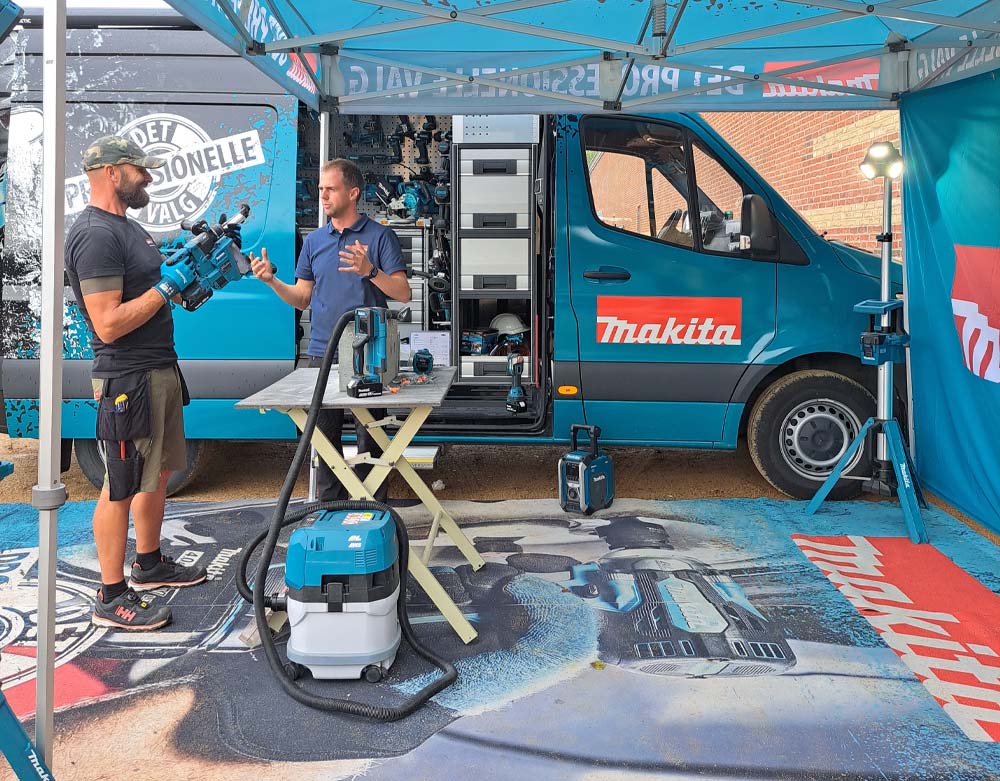 Test af Makita Borehammer