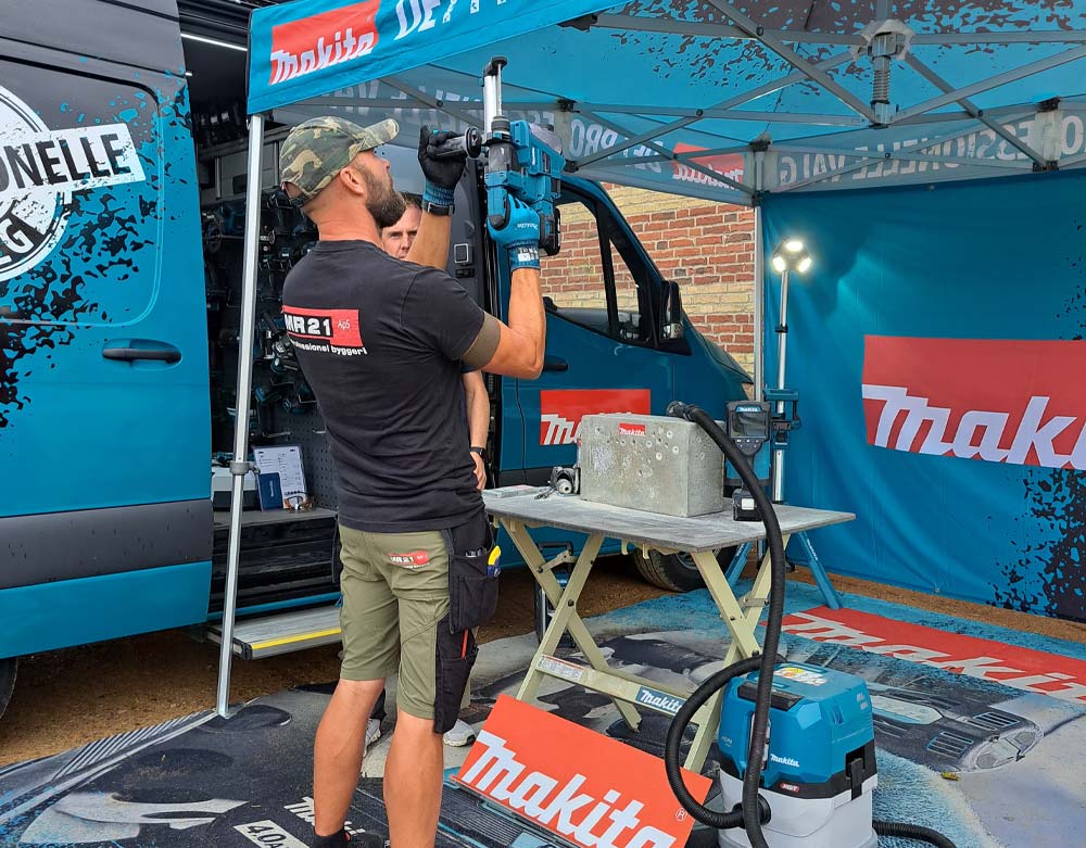 Makita Borehammer test