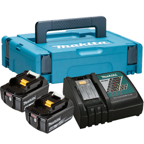 gennemførlig kontakt Overvind Makita Akku Pakke M/lader 18V - Batterier - Bygma