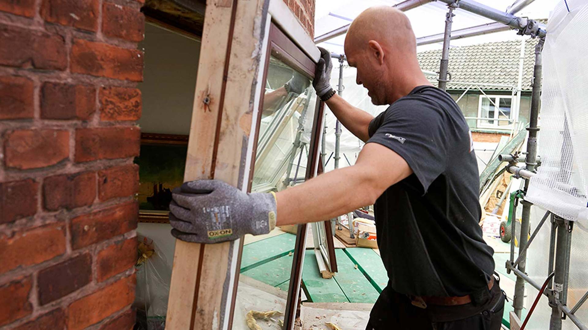 Genbrug af glas fra døre og vinduer