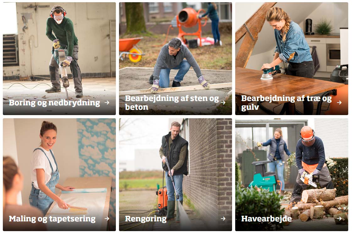 Udlejning af værktøj og maskiner